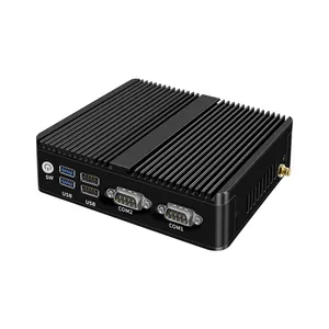 관풍 J6412 2GB DDR4 128GB M.2 SSD 듀얼 RJ45 LAN 2 RS232 DB9 COM 2 HD-MI 1 DP 미니 PC