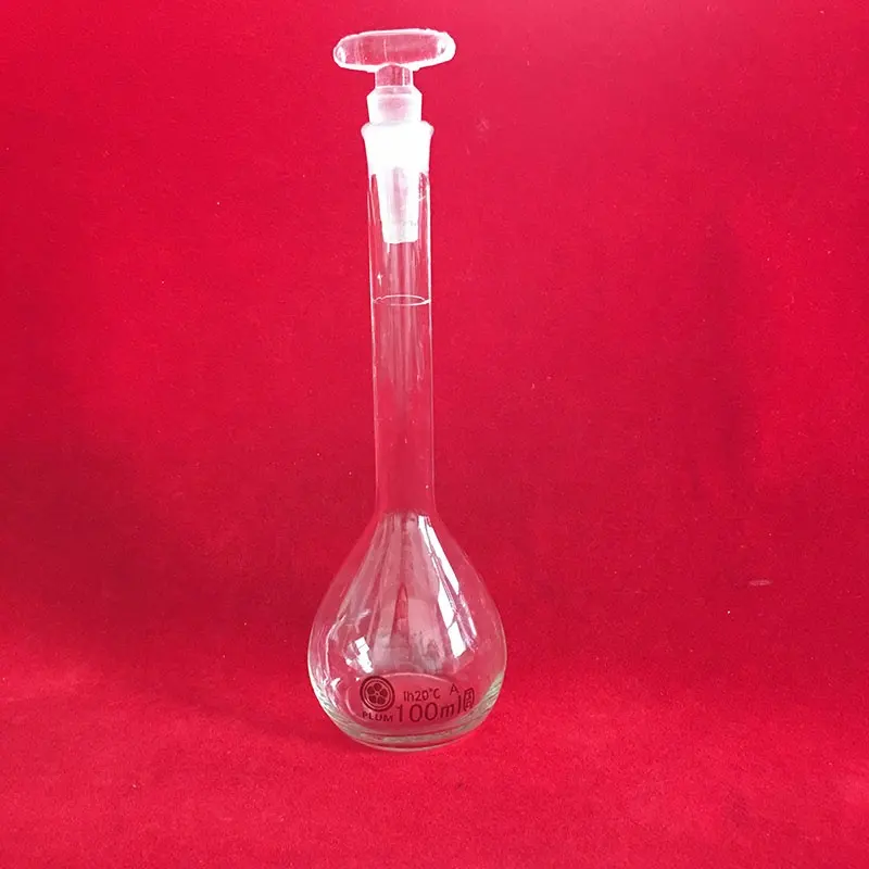 Laboratory Glassware quartz glass volumetric measuring flask