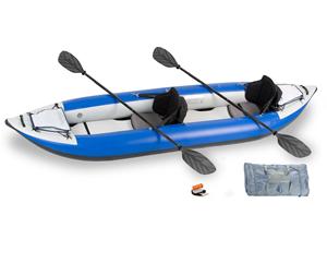 Kayak Inflable Doble Personalizado con Fondo Inflable para <span class=keywords><strong>3</strong></span> <span class=keywords><strong>Personas</strong></span>, Canoa Inflable para Rafting y Remo - Product Image 2