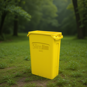 Contenitore per Rifiuti Slim Jim 87 L Giallo Ventilato - Product Image 3