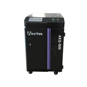 Máquina de limpeza a laser AccTek para metal, limpador a laser de 1500 W, 2000 W, 3000 W, de água, para remover ferrugem, para veículos, carros usados, aço Cnc