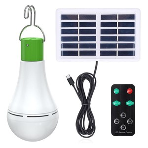 Portable Solar <b>Bulb</b> LED Rechargeable Waterproof Light Camping Tent Emergency Light Rechargeable Outdoor Light - Product Image 6