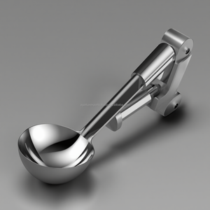 Cuchara para helado de acero inoxidable de calidad profesional, utensilio duradero para servir postres, para cafeterías, restaurantes y tiendas - Product Image 2