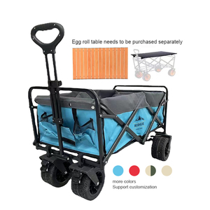 Factory Low Price Wholesale Large Capacity Portable Foldable Camping Picnic <strong>Beach</strong> Outdoor <strong>Cart</strong> - Product Image 3