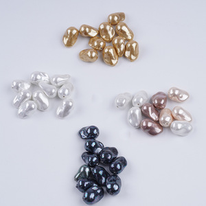 Perlas de Agua Dulce de Cultivo, No Porosas, de 12-14 mm, Color Rosa Morado, Cuentas Sueltas para Joyería DIY, Accesorios con Características Naturales - Product Image 1