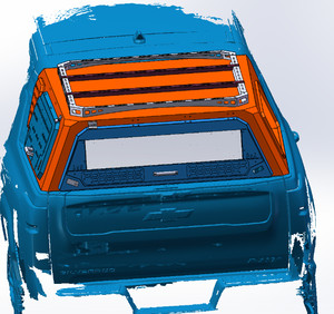 Toldo de Aluminio 4x4 para Camioneta, Directo de Fábrica, Impermeable y a Prueba de Polvo, para Chevrolet Silverado EV 2024 2026 y GMC Sierra EV - Product Image 1