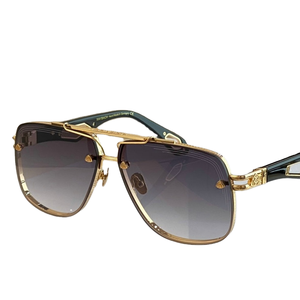 Lunettes de soleil de luxe tendance 2022 <span class=keywords><strong>Maybac</strong></span> UV400, monture en titane rouge, lunettes de soleil pour femmes et hommes - Product Image 1