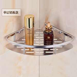 1/2/3 couches triangulaire coin organisateur étagères <span class=keywords><strong>mural</strong></span> en aluminium cuisine salle de bain shampooing cosmétique organisateur support - Product Image 6