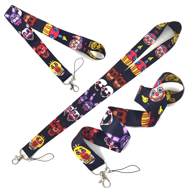 Mika Custom Polyester Land Nationale Vlag Logo Sublimatie Bedrukte Hals Riem Sleutelhanger Sleutelhanger Sleutelhangers Lanyard