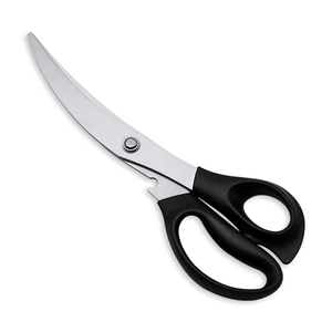 9.6 inch Màu đỏ xử lý thịt nướng bít tết & thịt nướng kéo công nghiệp cấp thép không gỉ kéo nhà bếp với cạnh mịn - Product Image 5