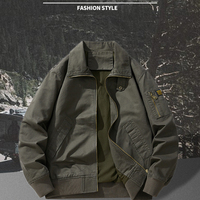 Fabricant Casual Man Cropped Zip up Windbreakers Vestes pour hommes Blouson aviateur pour hommes