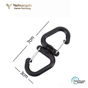 Outdoor 360 Rotating Hook Portable S-Hook Multi functional Mountaineering Buckle <b>Backpack</b> Buckle Camping Accessories - Product Image 5