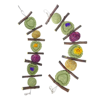 Nourriture pour lapin Timothy Boule de foin Bâtonnets à mâcher Gâteau Timothy Hay Biscuits Lapin Jouet à mâcher Cochon d'inde Hamster Molaire en bois Snacks Friandises