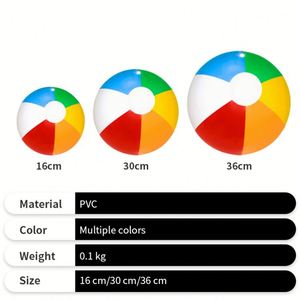 Ballon de plage gonflable 2026, pliable, en PVC, rond, vente en gros, pour l'extérieur - Product Image 3