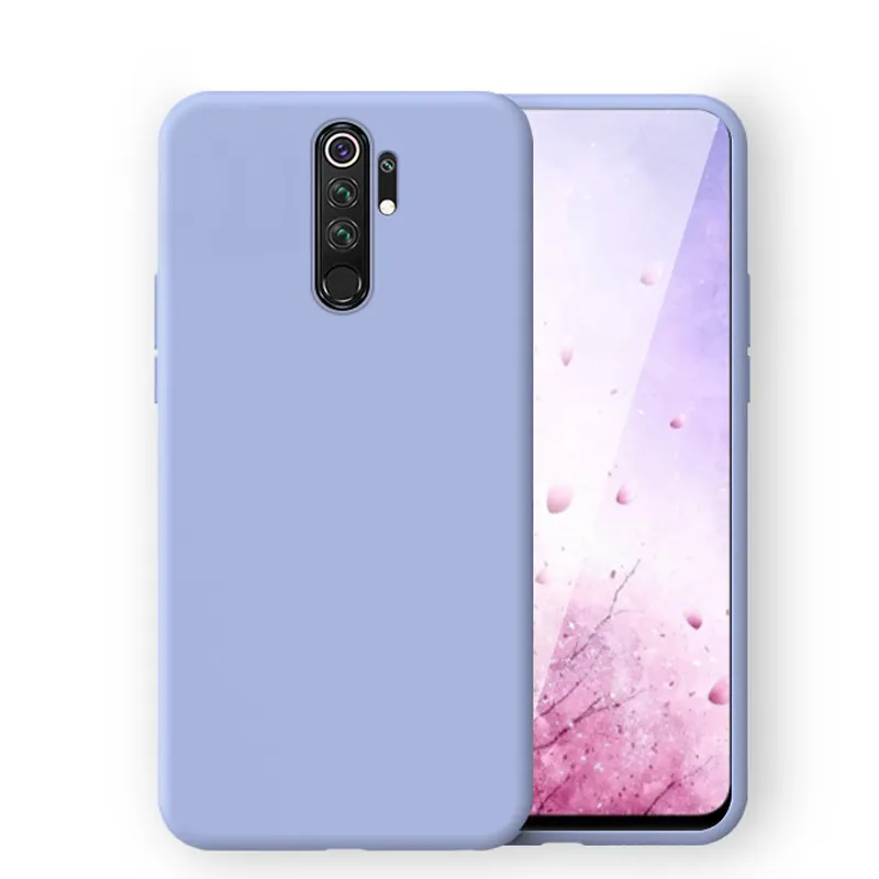 Candy Color Liquid Silicon TPU Back Cover Phone CaseためXiaomi Redmi Note 8 Pro