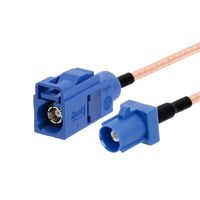 Câble coaxial RF Fakra C mâle vers SMA mâle RG316 pour routeur de navigation GPS, adaptateur d'antenne de modem automobile