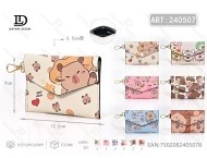 Monedero con Diseño de Dibujos Animados, 5 Pulgadas, Microfibra, Cuero Sintético, con Correa para la Muñeca, Tamaño Mini, Unisex, Cierre de Solapa - Product Image 1