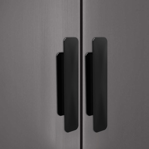 Tirador Minimalista de Plástico Negro en Forma de Rectángulo para Cajones de Muebles con Diseño Duradero, Ecológico y Antioxidante - Product Image 6