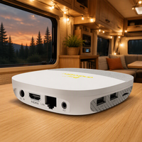 TV98 ATV MAX IPTV STB Décodeur WIFI double bande 8K Android 12 Lecteur de streaming OTT intégré