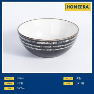 Set di stoviglie in porcellana da 8 pollici all'ingrosso 4 pezzi Per scatola interna 24 Set Per ciotole alla rinfusa di cartone - Product Image 1