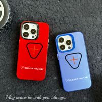 Coque de Téléphone PC de Luxe de Designer pour iPhone 7 8 XR XS 11 12 13 14 15 16 17 Plus Pro Max Gertrude