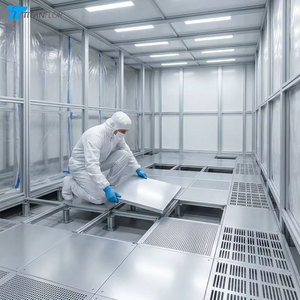 Plancher surélevé antistatique en aluminium haute performance Titan pour centres de données, entrepôts, ateliers industriels - Product Image 1