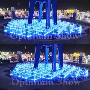 中国トップセールス屋外ステンレス大型レーザー照明噴水ショー工場