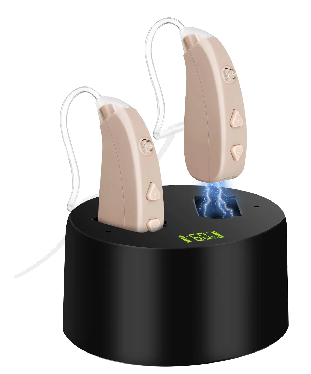Oem/ODM chấp nhận được 130dB BTE trợ thính khuếch đại âm thanh chất lượng cao có thể sạc lại máy trợ thính cho người điếc