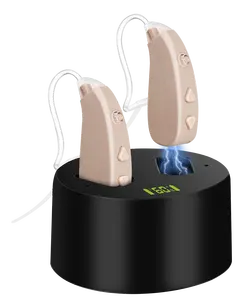 Audífonos Recargables de Larga Duración, Carga Rápida Tipo-C, Pantalla Digital Grande, Sonido Nítido Ajustable, Reducción de Ruido - Product Image 1