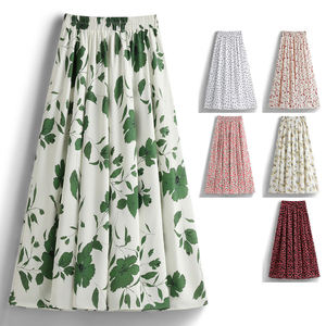 Nhà máy OEM ODM Cô Gái Váy Phụ nữ mùa hè mùa xuân mùa thu lưới vải tuyn váy đàn hồi cao eo một dòng Dài váy - Product Image 4