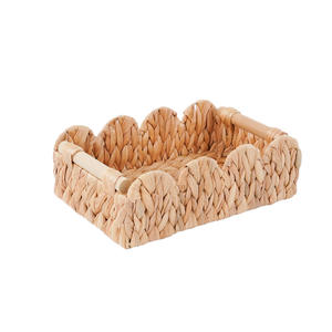 Panier de rangement tissé à la main Bobai, rectangulaire, 30x20x10 cm, et organisateur de bureau 2129 pour la maison et le bureau - Product Image 4