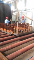 Nouvelle souffleuse à billes d'acier électrique sans poussière, automatique, 2,3 m/min, type chenillé, avec moteur