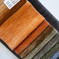 Tissu d'ameublement chenille 460 g/m² 100 % polyester, résistant à l'abrasion, pour canapé et revêtement de meubles