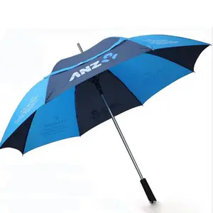 Promotional product items Advertising Double Canopy Brand Name Golf Umbrella Windproof gift umbrella