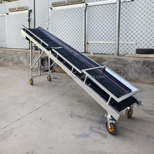 En kaliteli gübre bant konveyör kauçuk malzeme hareketli kum kayalar için toplu çimento tahıl yükleme boşaltma makinesi konveyör - Product Image 4