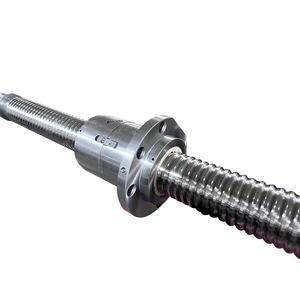 C5 chính xác 8mm 10mm 16mm ballscrew 0802 CNC bóng Vít dẫn vít 600mm bóng vít 1605 Bộ chuyển đổi mặt bích - Product Image 1
