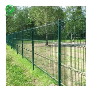 Penjualan Terbaik 1*2m/1*2.5m pemasangan mudah kawat jaring pelindung 3D keamanan taman perimeter mesh pagar