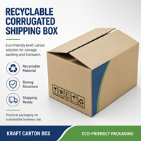 Cartons d'expédition de haute qualité avec logo, boîtes en carton ondulé recyclables, imprimées sur mesure pour les commandes en magasin et en ligne