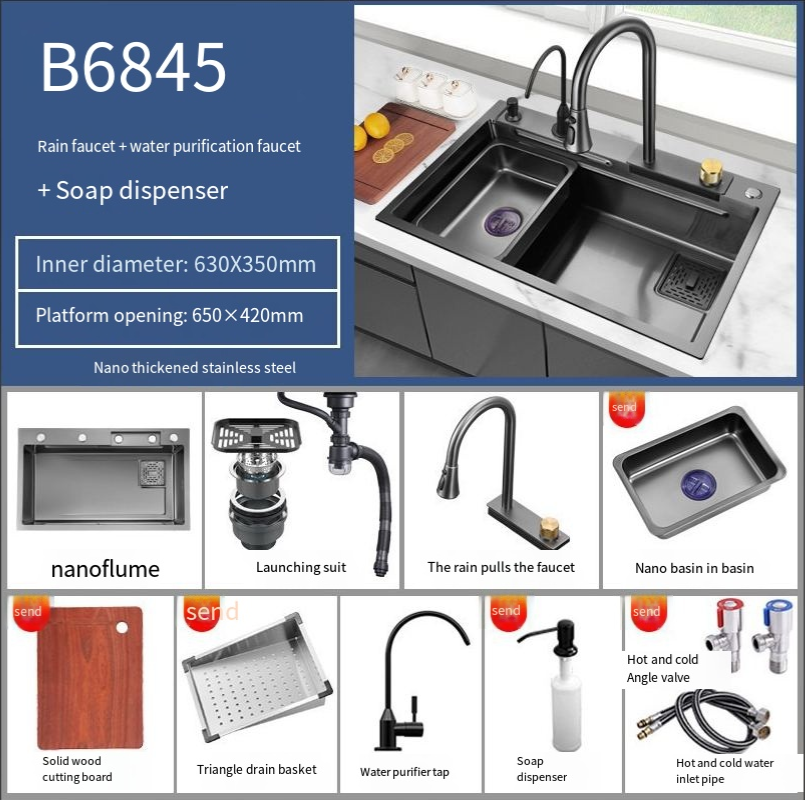 Black 6845 nano raindance b package