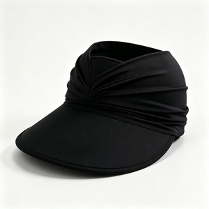 Casquette de soleil unisexe à visière incurvée avec nœud torsadé, trou pour queue de cheval, dessus ouvert, séchage rapide, protection UV, large, pour le sport, les activités de plein air, les voyages et la plage - Product Image 4