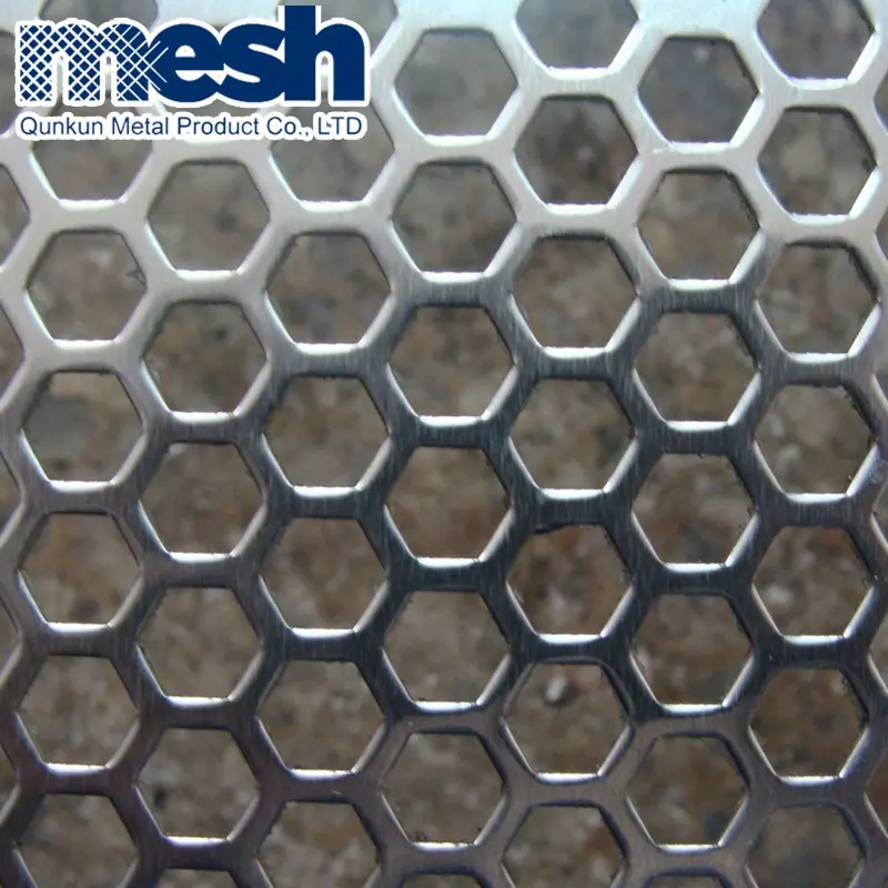 Mailles métalliques perforées pour trous de fenêtre, diamètre de 6mm