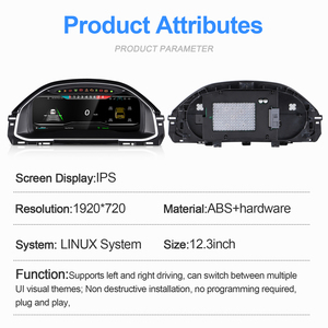 Panel de instrumentos digital NaviHua para VW Bora 2016-2018, sistema Linux, Plug and Play, velocímetro, pantalla LCD. - Product Image 5