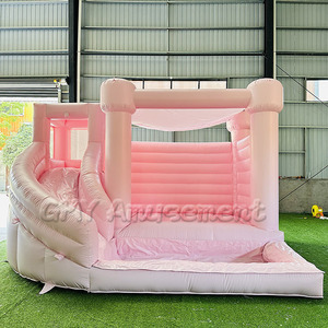 Venta caliente lago Azul juguetes inflables accesorios gorila inflable tobogán acuático Casa de rebote con soplador de aire - Product Image 2