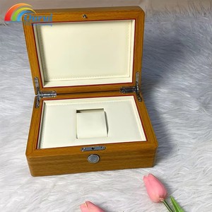 Factory Direct Luxury <b>Square</b> Wooden Watch Box <b>Set</b> Original Single Brand Protective Packaging for Men's Watches Stock Luxury Gift - Product Image 5