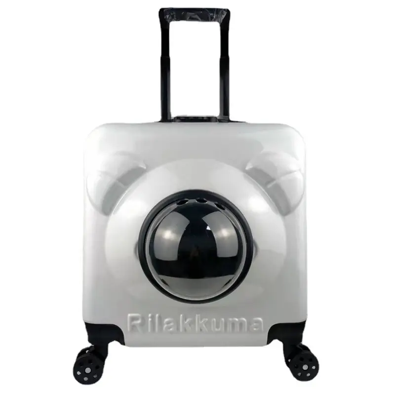 Pet space capsule bag cat out portable air box portable cat suitcase travel.