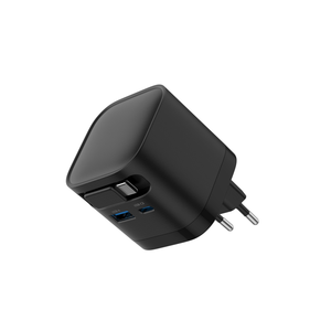 2026 Neues 65W GaN EU-Stecker Schnellladegerät Feuerfest Reiseadapter mit Eingebautem Kabel - Product Image 2