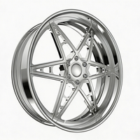 Rines Forjados Personalizados de 2 Piezas, Pulidos, SL 20x12 22x14 24x10 26x14 28x16, 6X135 6X139.7 para Silverado Ford Bronco