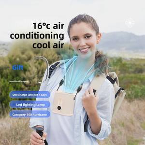 Mini ventilateur portable à clip, moteur sans balais, rotation à 360 degrés, affichage numérique, contrôle infini, alimenté par batterie, refroidissement par <span class=keywords><strong>air</strong></span> - Product Image 3