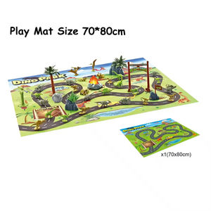 Modèle de décoration de table en PVC de dinosaure du parc jurassique, cadeaux de collection pour enfants, ensemble de jouets de dinosaures sauvages en PVC de la forêt, jouet en plastique - Product Image 3