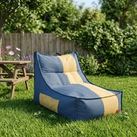 Wohnzimmermöbel Universell Einsetzbarer Lounge-Sitzsack aus Komprimierbarem Schaumstoff mit Füllung